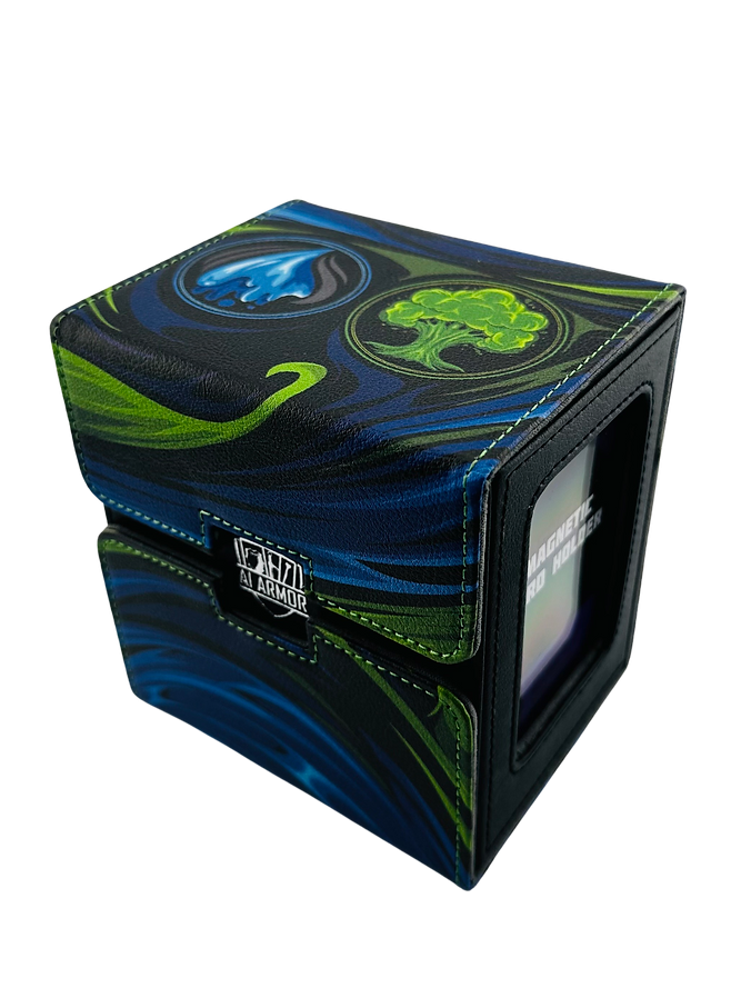 Blue-Green Deck Box