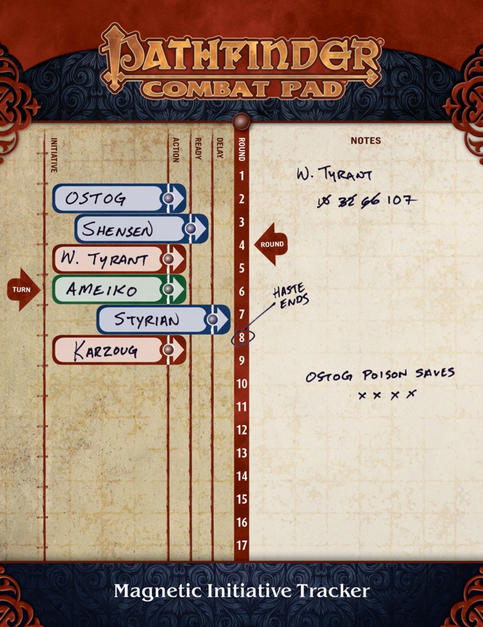 Pathfinder Rpg: Combat Pad
