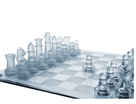Gamie 14 Glass Chess Set