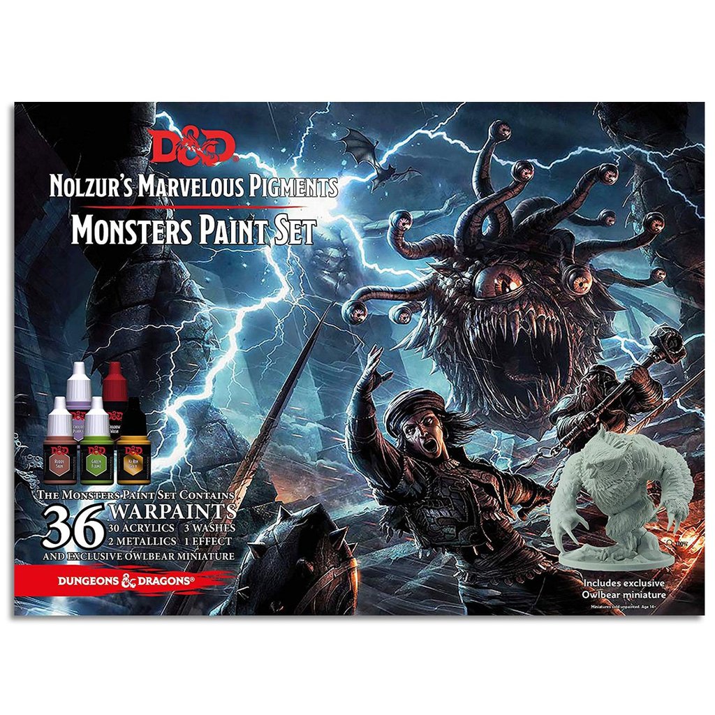 Monsters Paint Set