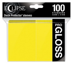 Ultra Pro - Eclipse Pro Gloss Standard Sleeves: Lemon Yellow 100ct