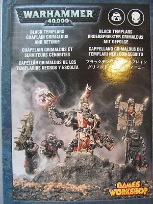 Black Templars Chaplain Grimaldus & Retinue
