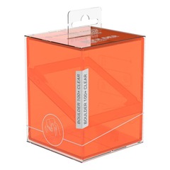 Ultimate Guard - Deck Case 100+ Boulder: Clear Poppy Topaz