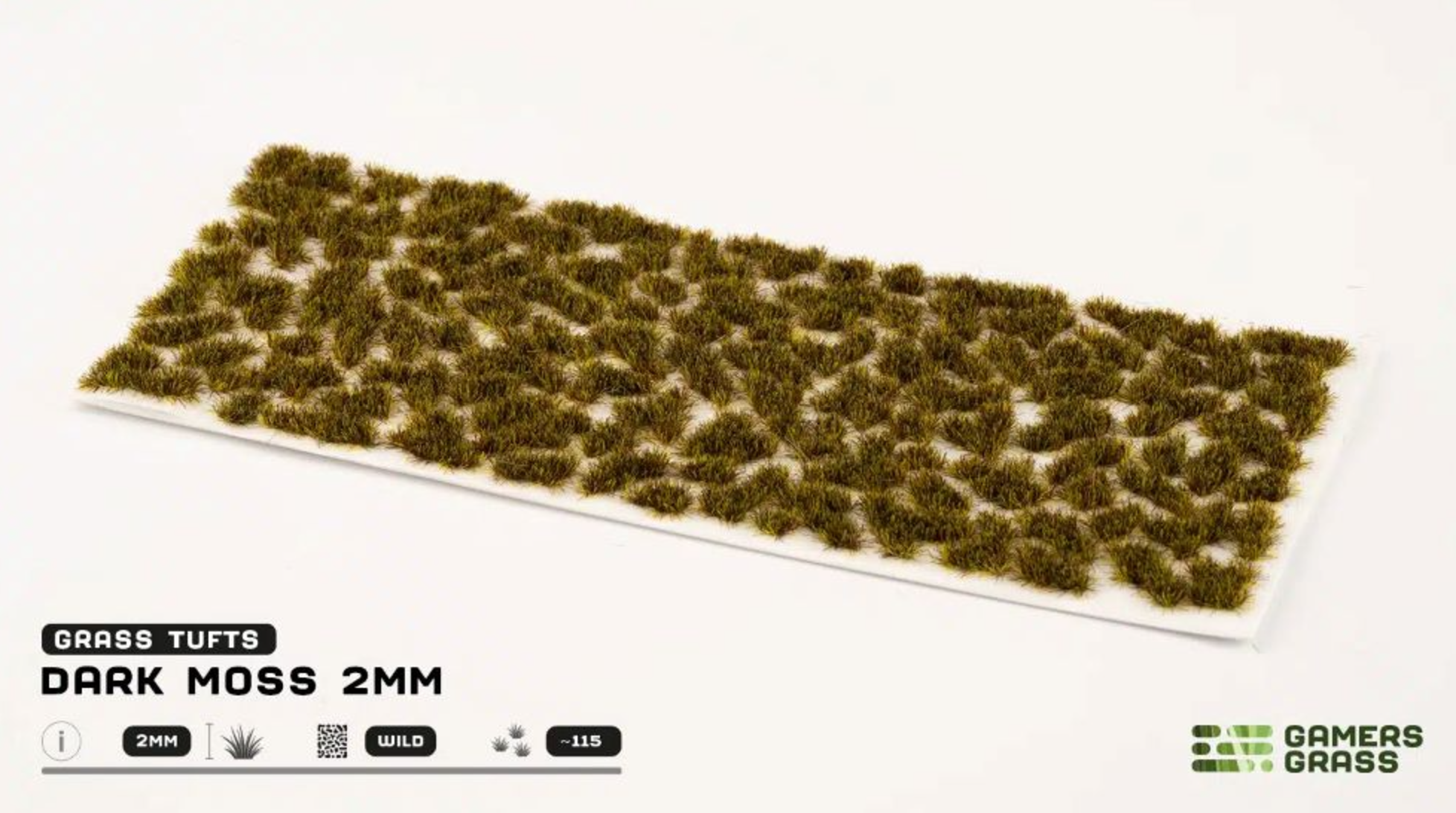 2mm Dark Moss Grass Tufts