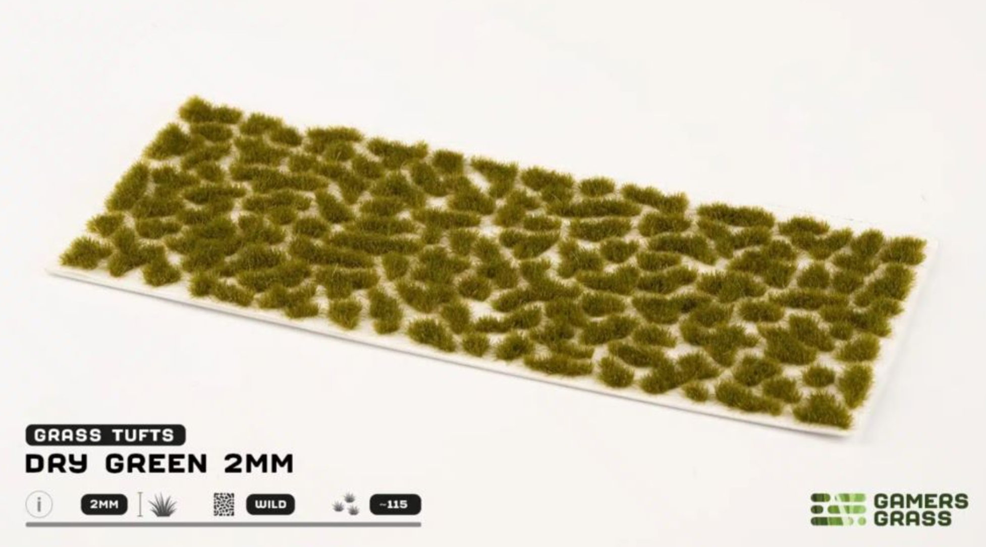 2mm Dry Green Grass Tufts