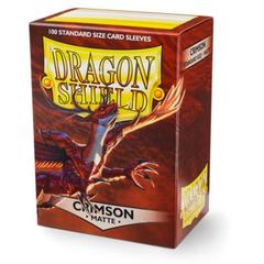 Dragon Shield Matte Crimson (Box Of 100)