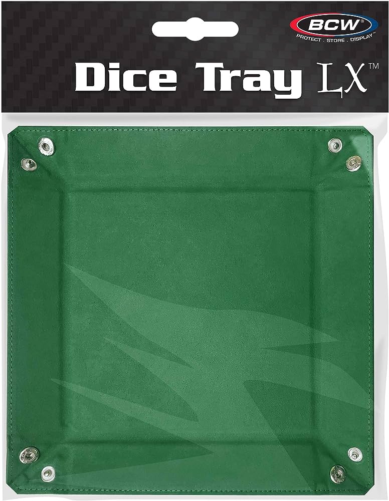 Square Dice Tray - Green