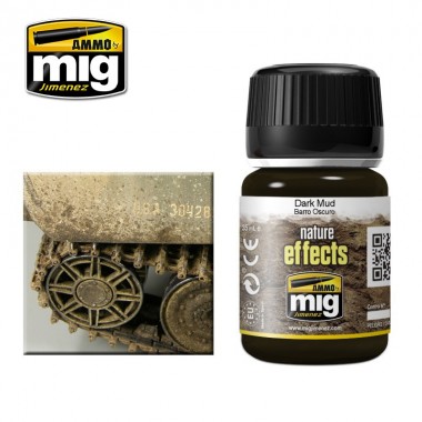 Dark Mud Nature Effects Enamel 35ml Bottle