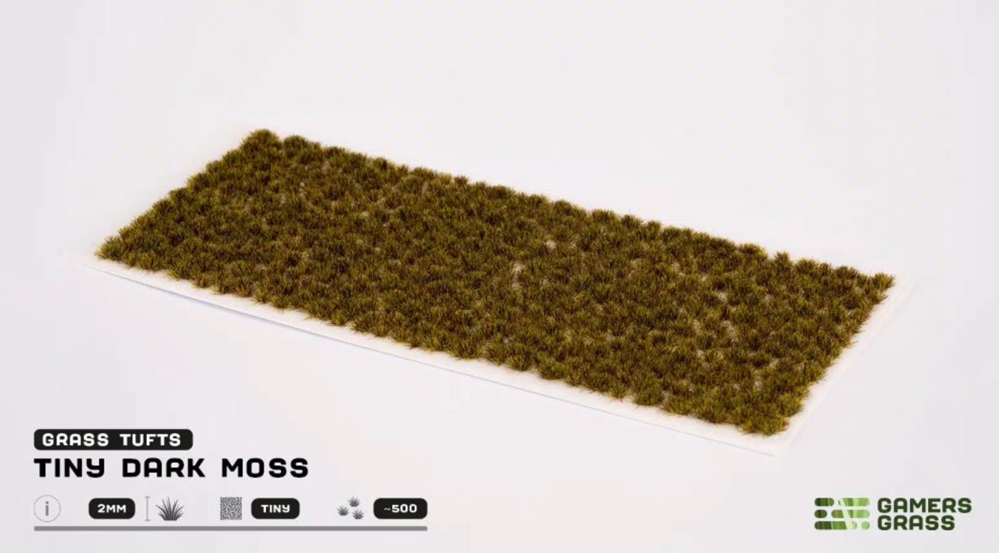 2mm Tiny Dark Moss Grass Tufts