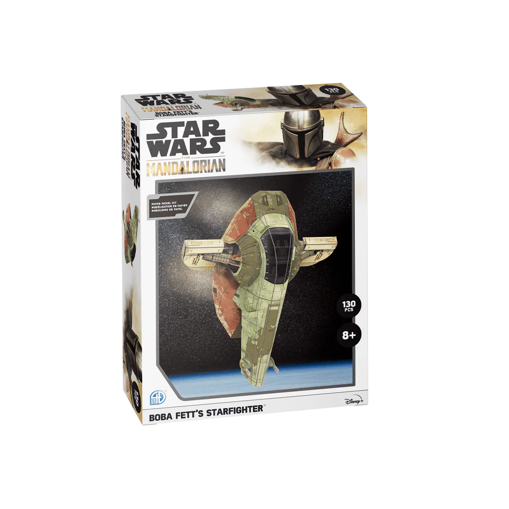 Star Wars Boba Fetts Starfighter Paper Model Kit