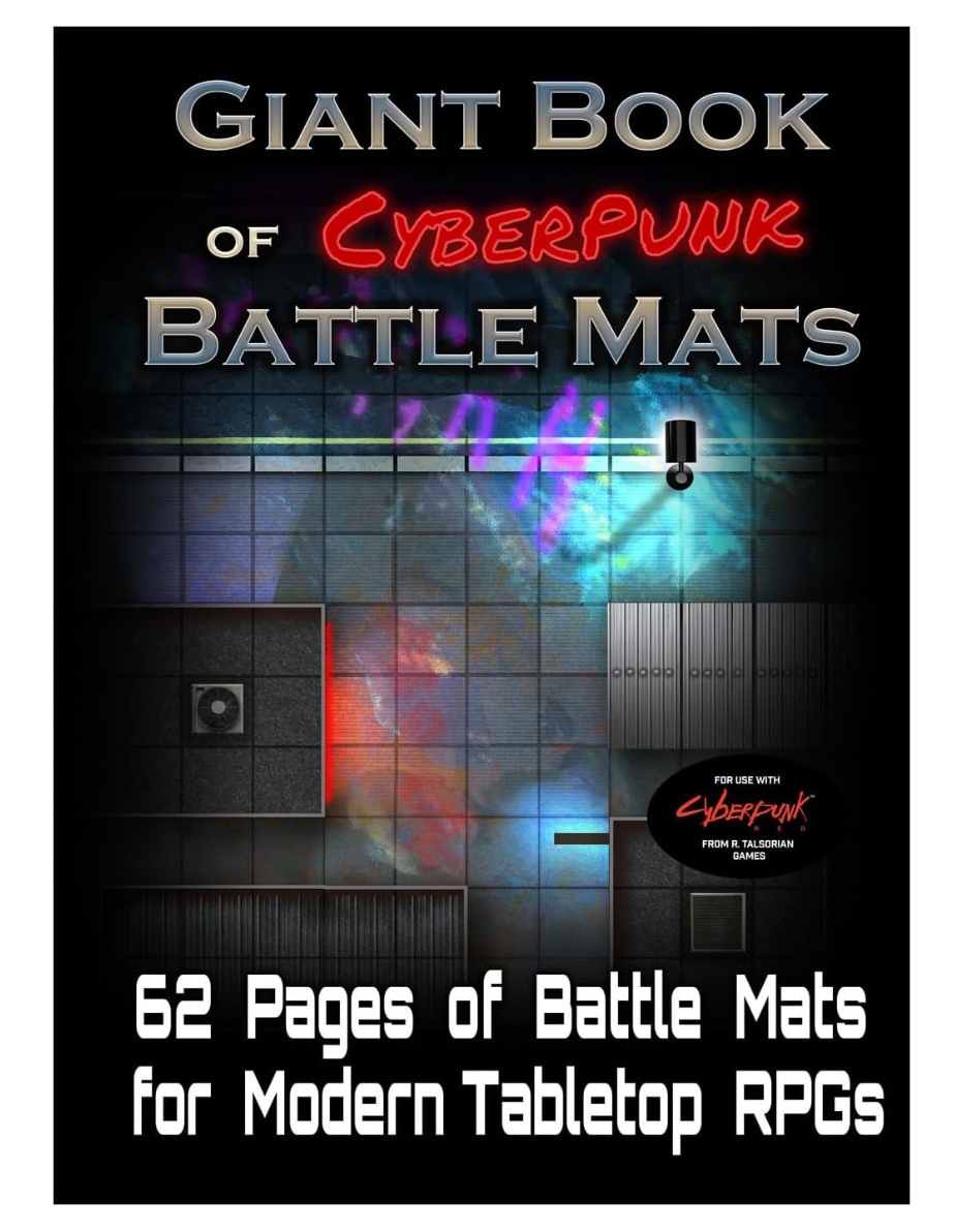 Giant Book of Cyberpunk Battle Mats