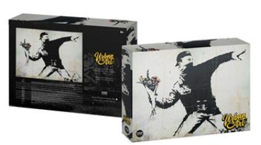 Puzzle: Urban Art Graffiti - Banksy Rage, Flower Thrower