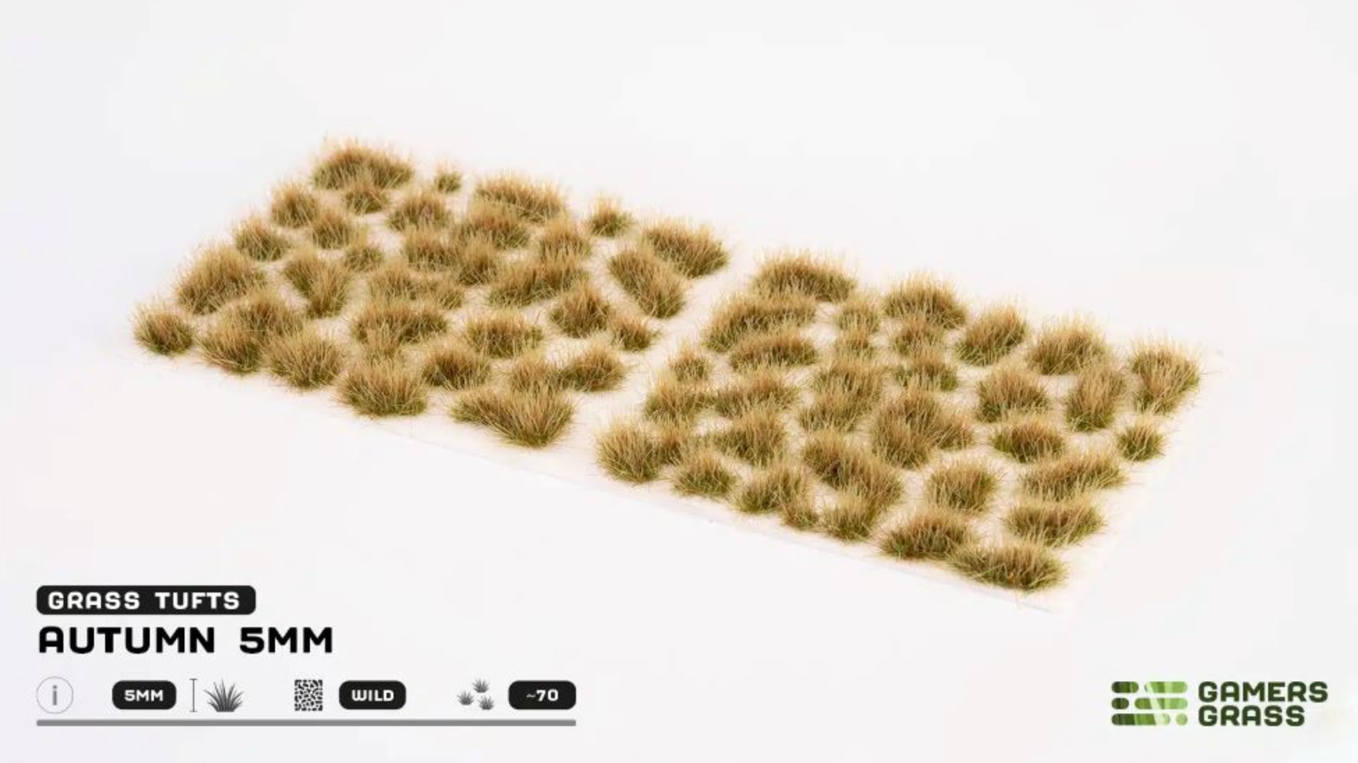 5mm Autumn Wild Grass Tufts