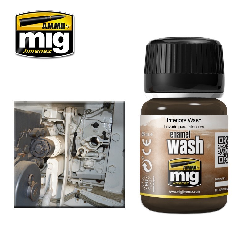 Interiors Wash Enamel 35ml Bottle