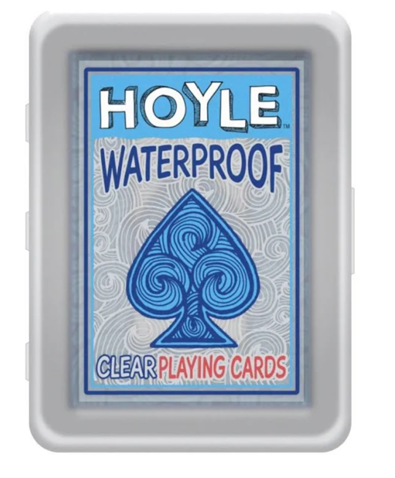 Hoyle Waterproof Clear Playing Cards