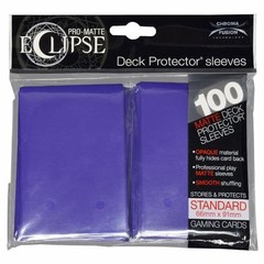Ultra Pro - Pro Gloss Eclipse: Deck Protector 100 Count Pack - Royal Purple