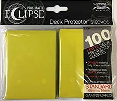 Ultra Pro - Pro Gloss Eclipse: Deck Protector 100 Count Pack - Lemon Yellow