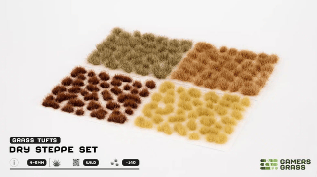 4-6mm Dry Steppe Tuft Set