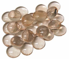 Chessex Glass Stones - Crystal Pink (40ct)