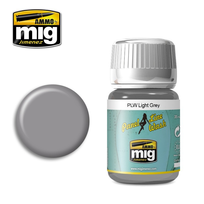 Light Grey Panel Line Wash Enamel 35ml Bottle