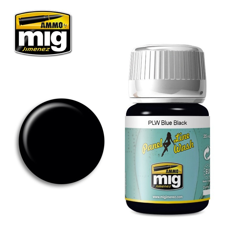 Blue Black Panel Line Wash Enamel 35ml Bottle