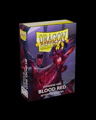 Dragon Shield Sleeves: Japanese Matte Blood Red (Box Of 60)