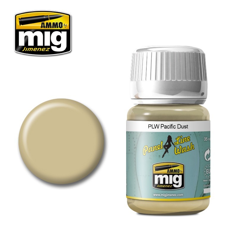 Pacific Dust Panel Line Wash Enamel 35ml Bottle