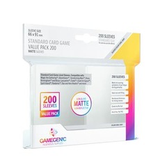 Gamegenic - MATTE Sleeves: Standard Card Game (66 x 91 mm) Value Pack 200ct