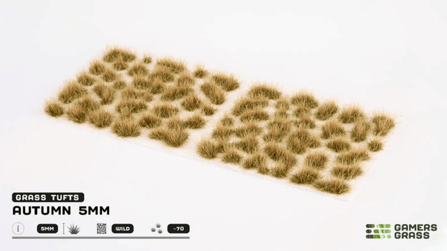 5mm Autumn Wild Grass Tufts