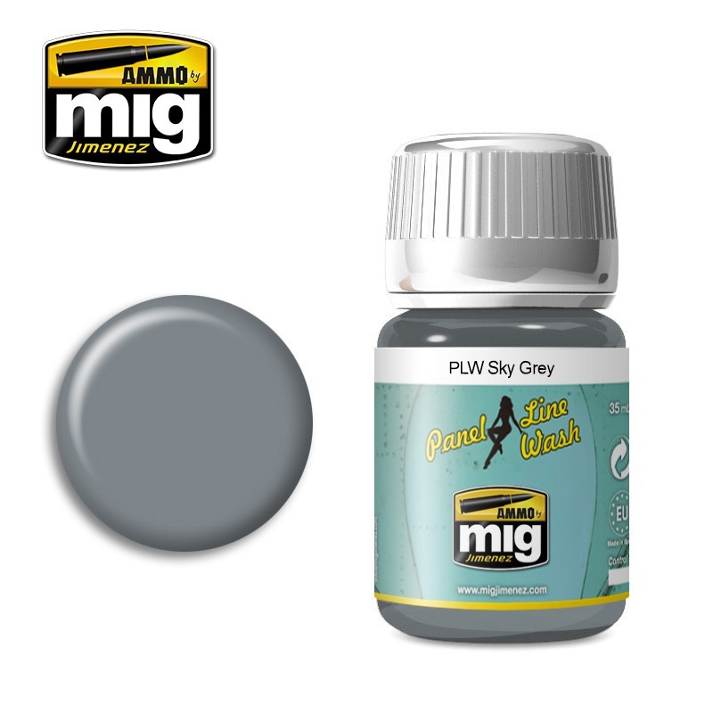 Sky Grey Panel Line Wash Enamel 35ml Bottle