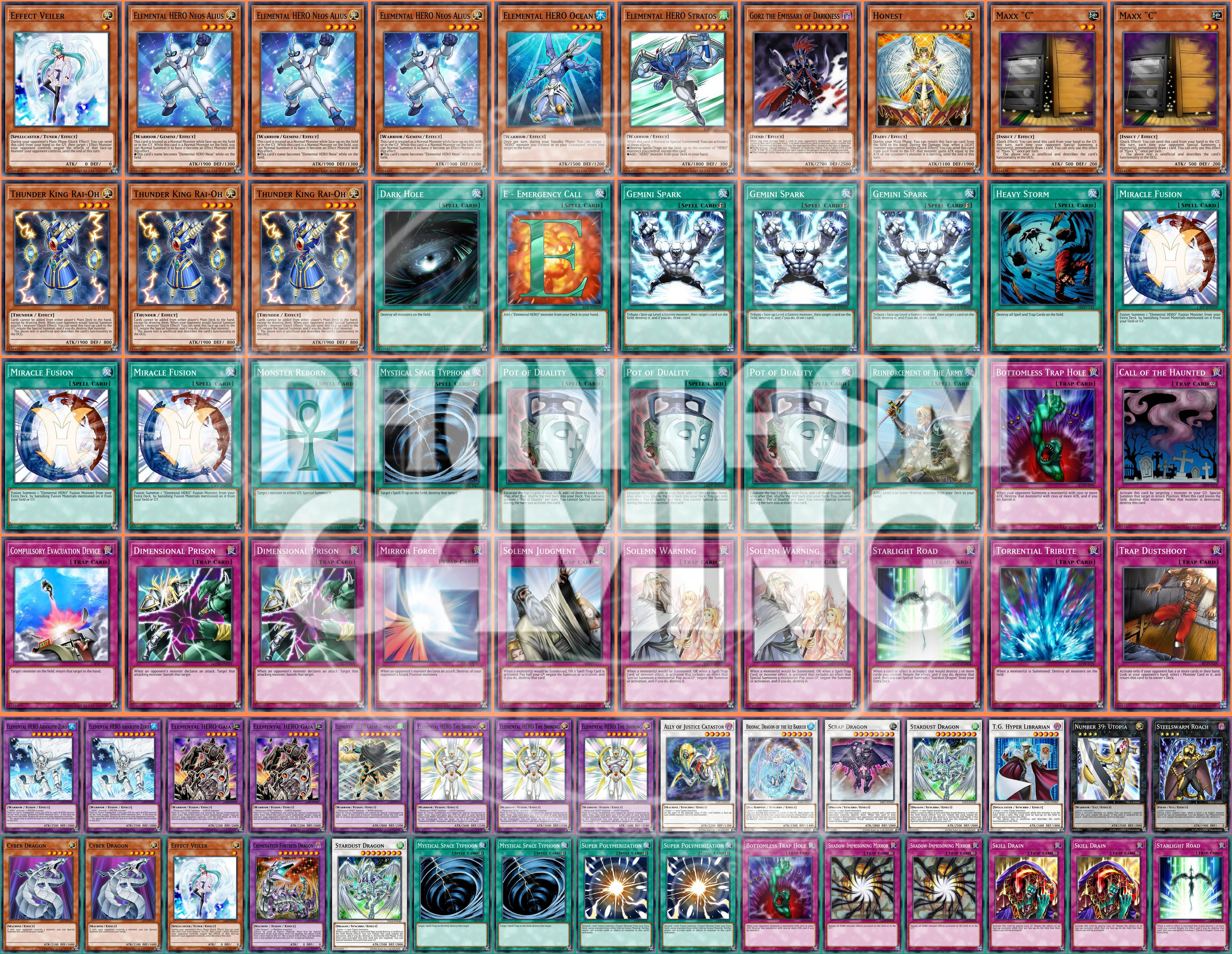 Hero Beat Deck Gemini Spark Thunder King Rai-Oh Maxx "C" Yugioh | eBay
