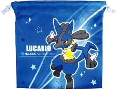 Pokemon Center Drawstring Bag Lucario