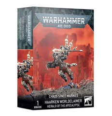 Warhammer 40k Chaos Space Marines Haarken Worldclaimer, Herald of the Apocalypse