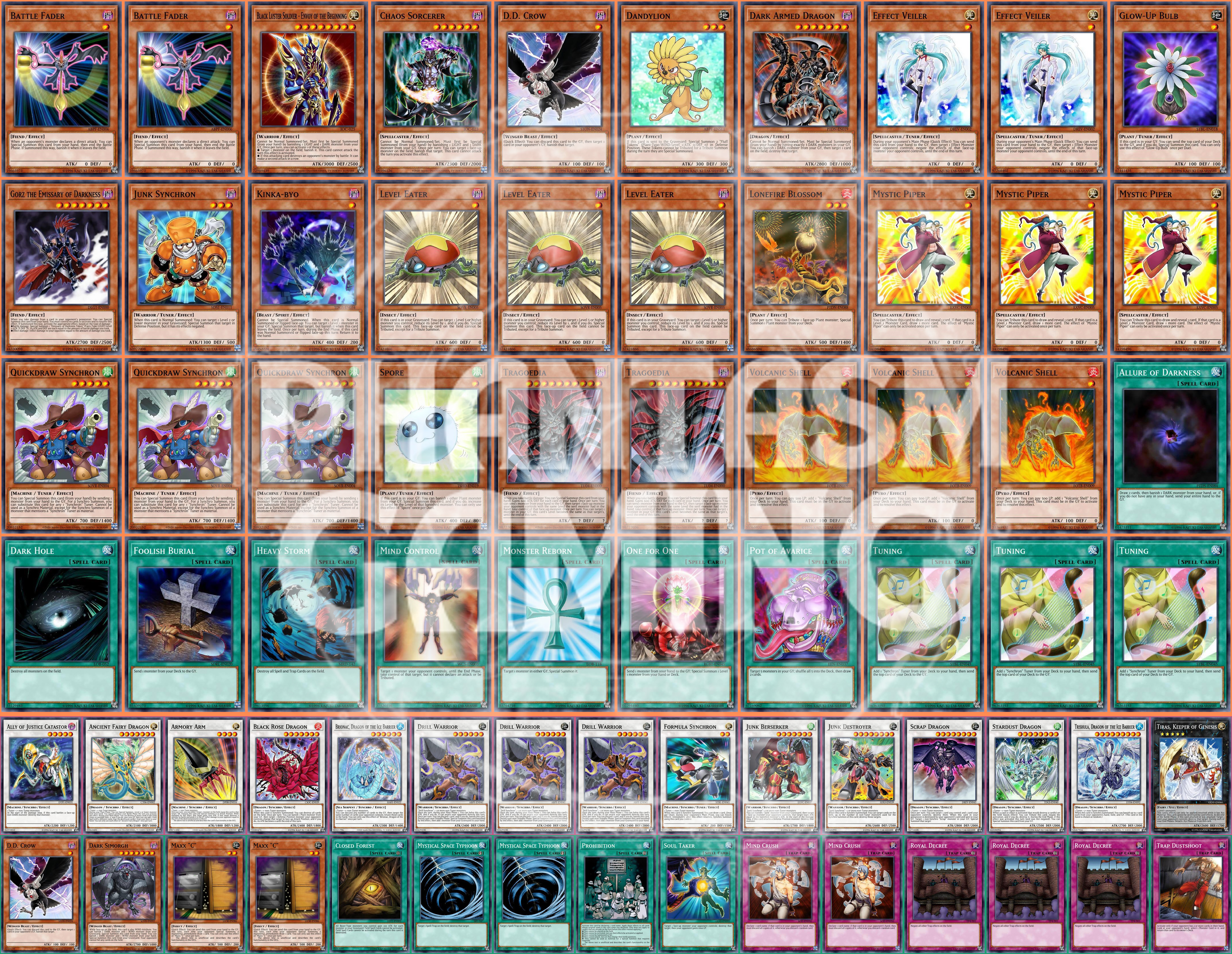 Mystic Piper Deck Tragoedia Quickdraw Synchron Effect Veiler Yugioh | eBay