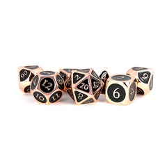 7-Die Set Metal: Antique Copper with Black Enamel