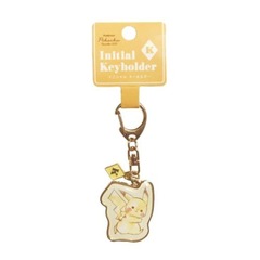 Pokemon Center Original Initial Keychain Pikachu number025 'K'