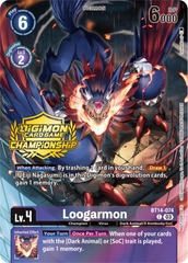 Loogarmon - BT14-074 - C (Championship 2023 Tamers Pack) - Foil