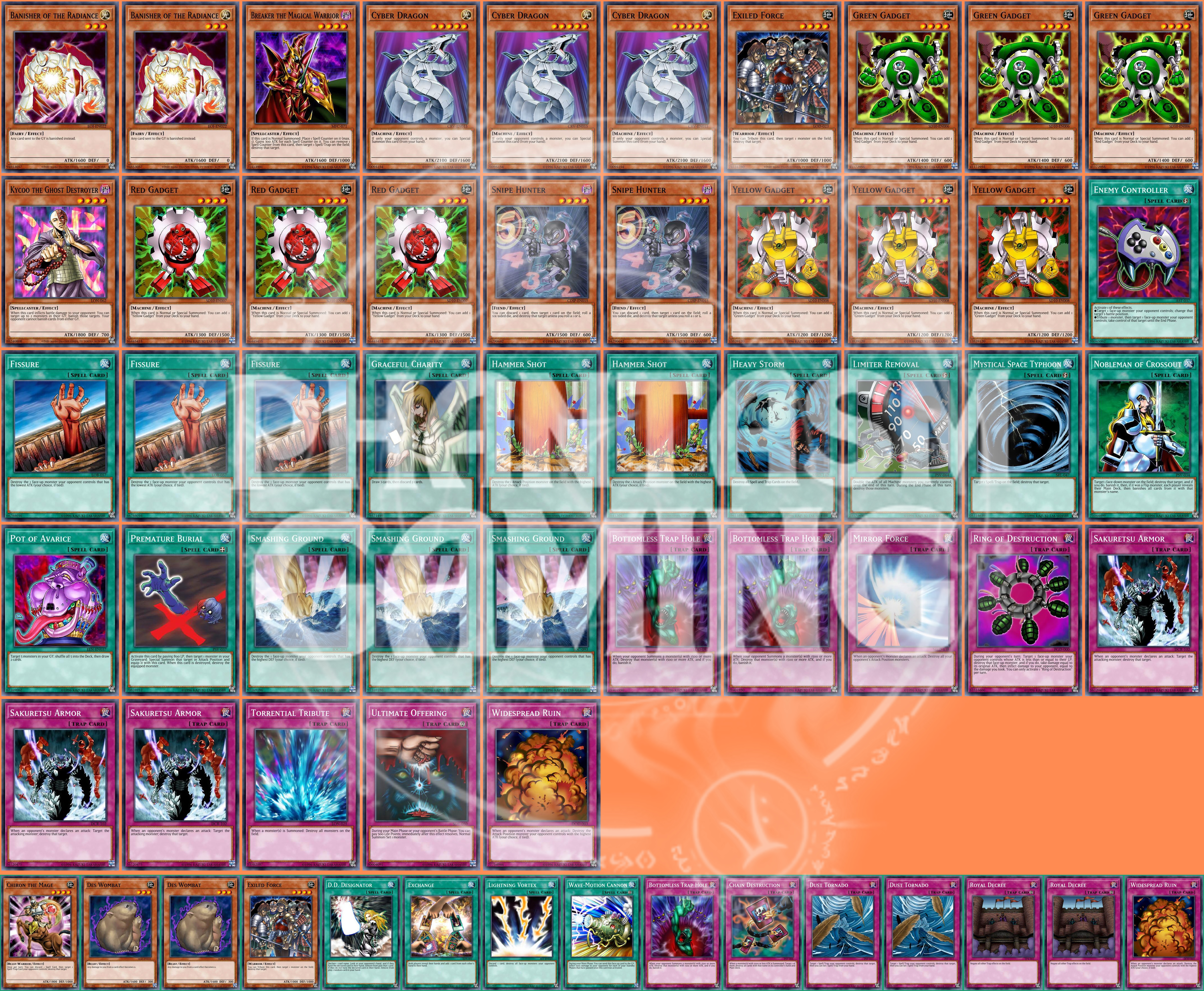 Gadget Chimeratech Deck Banisher Breaker Chiron Widespread Yugioh - Picture 1 of 1