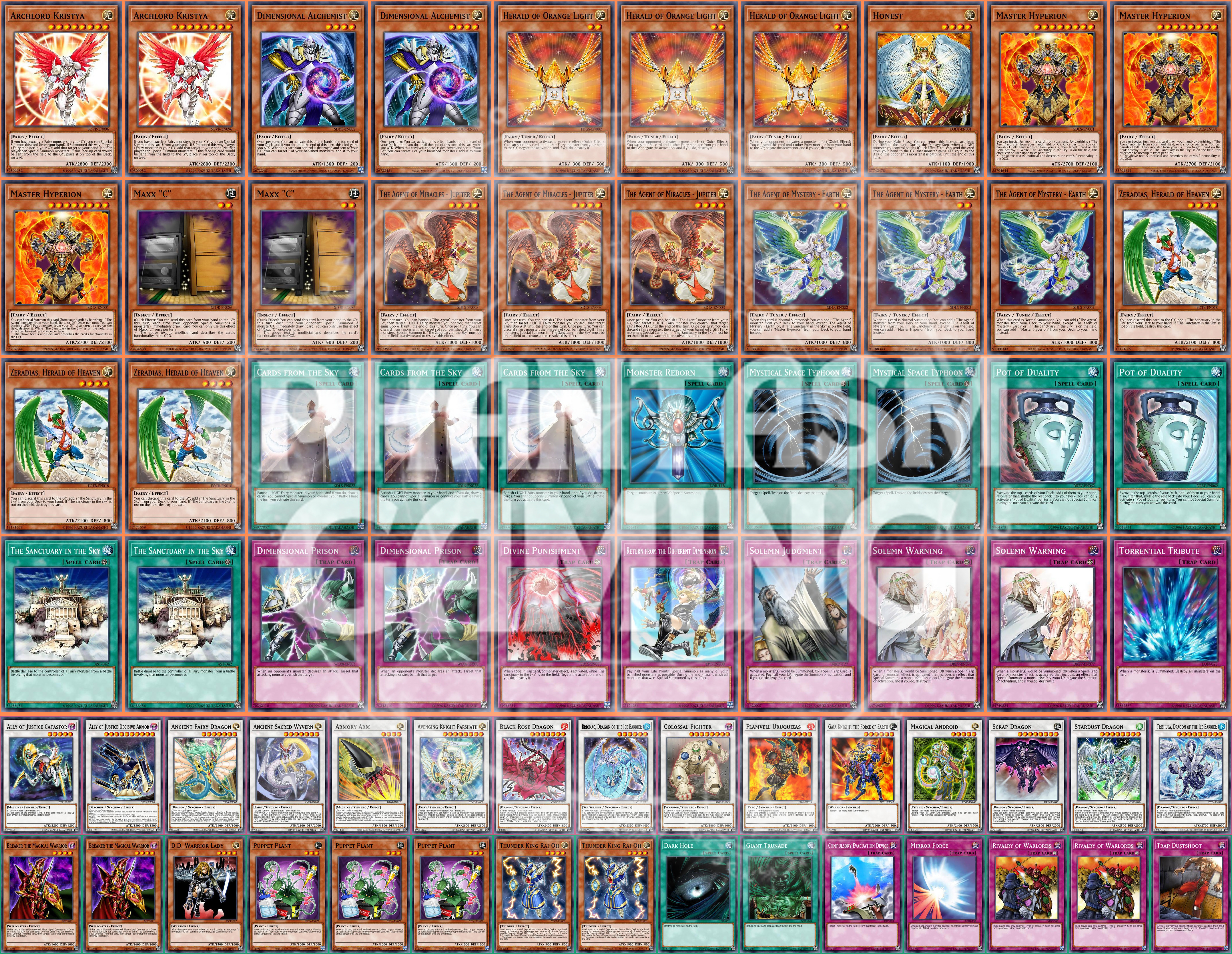 Agent Deck Herald Dimensional Alchemist Maxx "C" Prison Yugioh - Imagen 1 de 1
