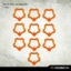 Orange Wound Markers