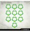 Green Wound Markers