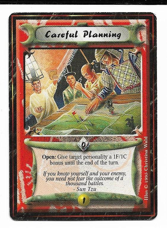 Careful Planning