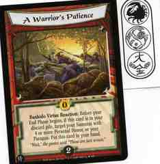 A Warrior's Patience FOIL