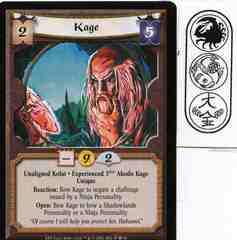 Kage (Experienced 3KYD Akodo Kage)