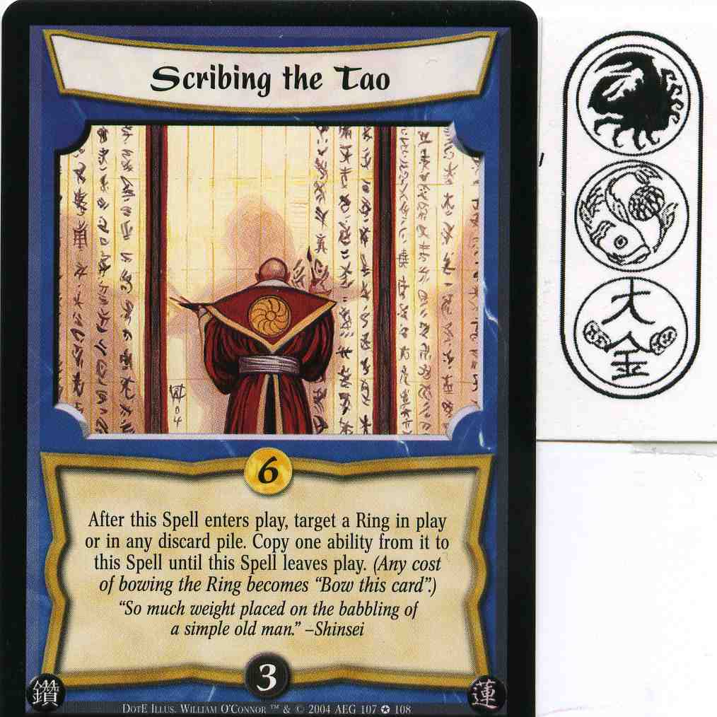 Scribing the Tao