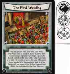 The First Wedding