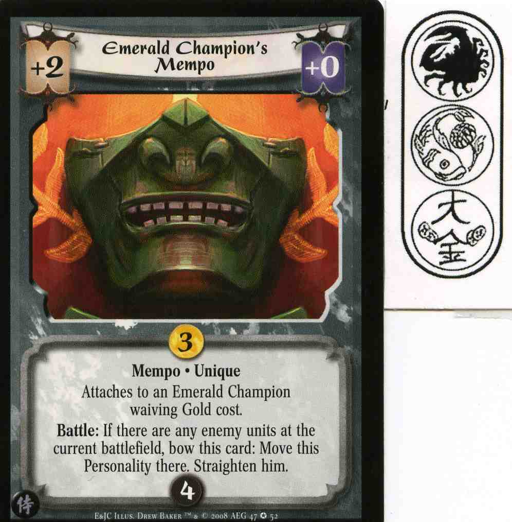 Emerald Champions Mempo