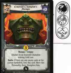 Emerald Champion's Mempo