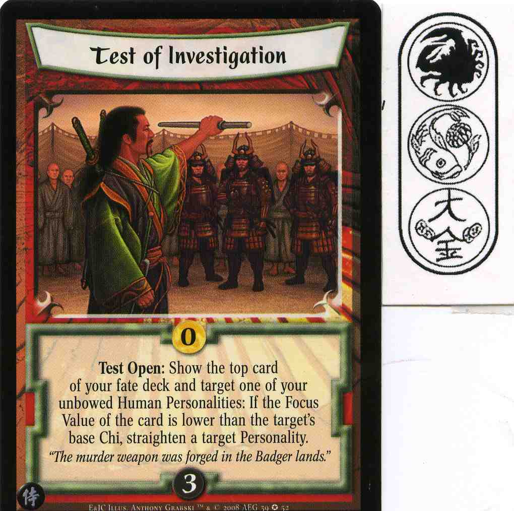 Test of Investigation