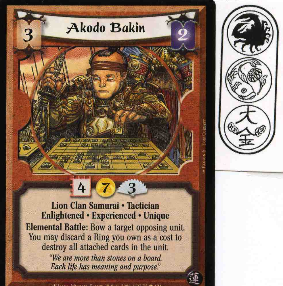 Akodo Bakin (Experienced)